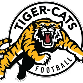 Hamilton Tiger Football Team Logo Vinyl sticker