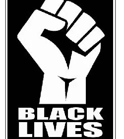 Hand Fist Symbol Black Lives Matter Logo 4 Vinyl Sticker