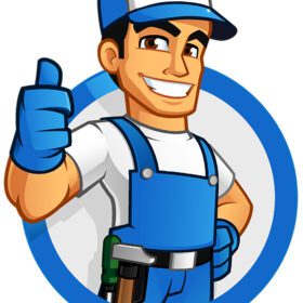 Handy man Thumb Up Vinyl sticker