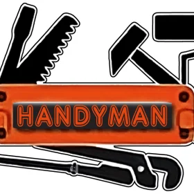 Handyman Logo I Fix Stuff Emblem Repair Services Professional Plumbing Electrical Painting Tools Home Improvements Renovation Quick Repairs Jobs vinyl sticker