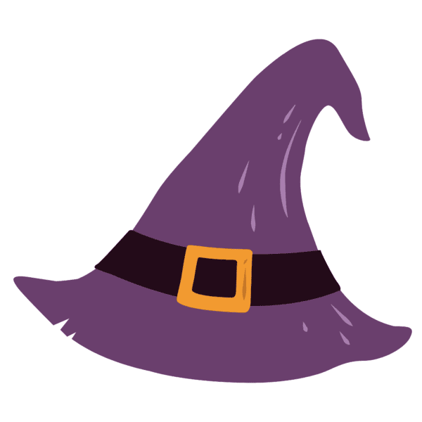 Happy Halloween Hat Vinyl sticker