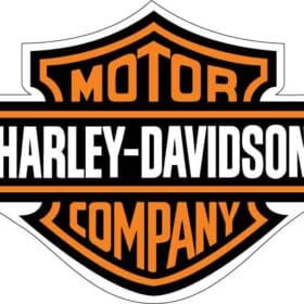 Harley Davidson Logo vinyl sticker / Wear The Legend / Ride The Myth printed vinyl decal / label / autocollant / vinyl poster