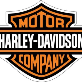 Harley Davidson Logo vinyl sticker / Wear The Legend / Ride The Myth printed vinyl decal / label / autocollant / vinyl poster