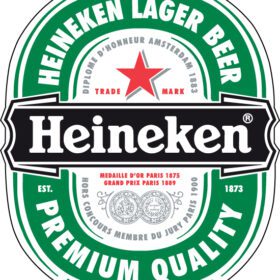 Heineken Lager Beer Label Vinyl sticker