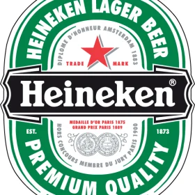 Heineken Lager Beer Label Vinyl sticker