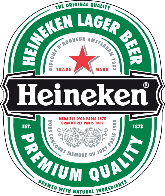 Heineken Lager Beer Label Vinyl sticker printed vinyl decal - AG Design