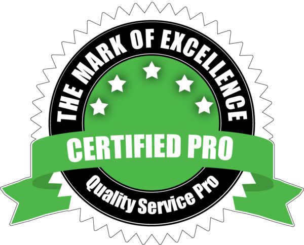High Quality Service Pro Logo The Mark Of Excellence Green Vinyl Sticker