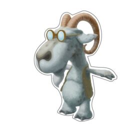 Hoodwinked Goat 1Vinyl sticker