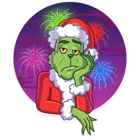 How The Grinch Stole Christmas 2 vinyl sticker