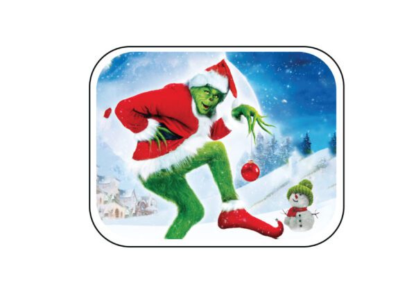 How The Grinch Stole Christmas Santa Claus Christ vinyl sticker