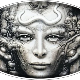 Hr. Giger Rave Artwork Vinyl sticker