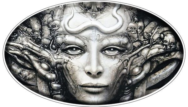 Hr. Giger Rave Artwork Vinyl sticker