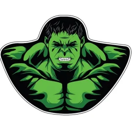 Hulk Angry Marvel Muscles Vinyl sticker
