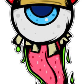 Human Eye Euclidean illustration Vinyl sticker