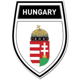Hungary Shield Coat of Arms Emblem Wall Window Car Sticker Decal