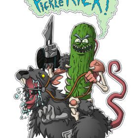 I Am Pickle Rick Vinyl sticker