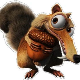 Ice Age Squirrel Vinyl sticker