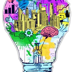 Eureka Creative Business Ideas Blub vinyl sticker