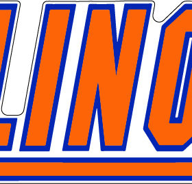 Illinois Fighting Illini Vinyl sticker