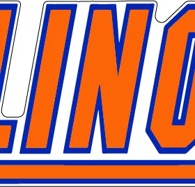 Illinois Fighting Illini Vinyl sticker