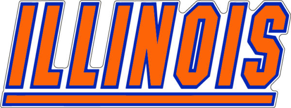 Illinois Fighting Illini Vinyl sticker