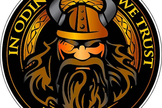 In Odin We Trust vinyl sticke