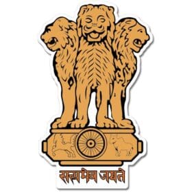 India Coat of Arms Emblem Wall Window Car Vinyl Sticker Decal