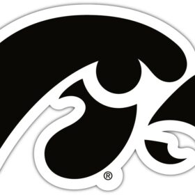 Iowa Hawkeye 1 NCAA Logo vinyl sticker