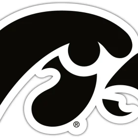 Iowa Hawkeye 1 NCAA Logo vinyl sticker
