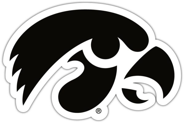 Iowa Hawkeye 1 NCAA Logo vinyl sticker