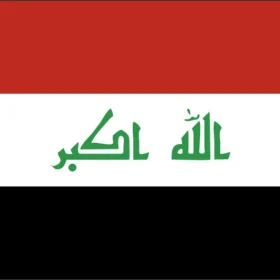 Iraq Standard Flag Wall Window Car Vinyl Sticker Decal