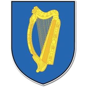 Ireland Coat of Arms Emblem Wall Window Car Sticker Decal