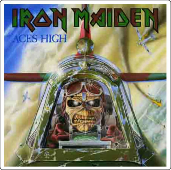 Iron Maiden Eddie ACES vinyl sticker