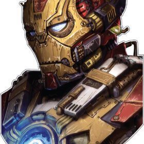 Iron Man Retro Suit Metal Man vinyl sticker