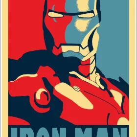 Iron Man Poster vinyl sticker