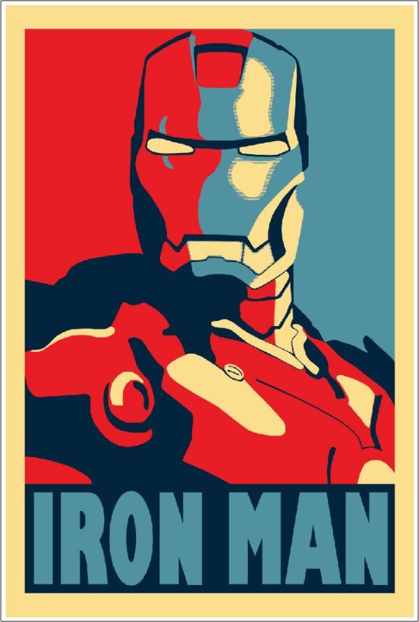 Iron Man Poster vinyl sticker