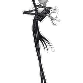 Jack Skellington 2 vinyl sticker