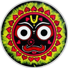 Jagannath Lord Of Universe Art vinyl sticker