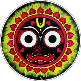 Jagannath Lord Of Universe Art vinyl sticker