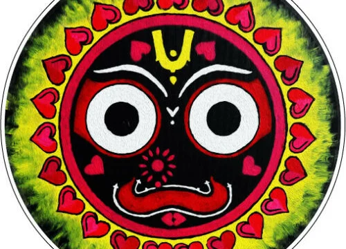 Jagannath Lord Of Universe Art vinyl sticker
