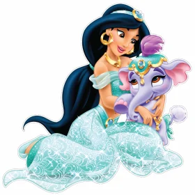 Jasmine Aladdin Disney Princess vinyl sticker