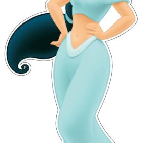 Jasmine The Princess vinyl sticker