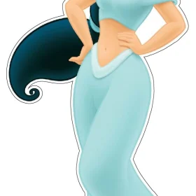Jasmine The Princess vinyl sticker
