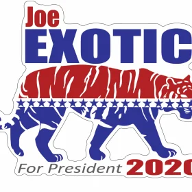 Joe Exotic For President vinyl sticker