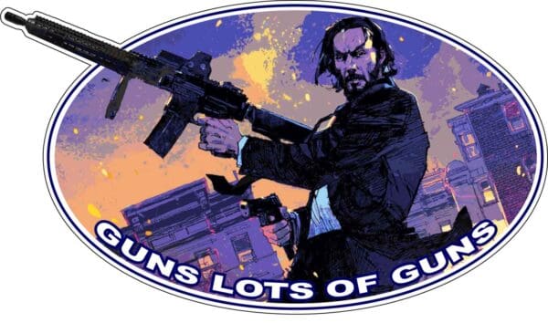 John Wick Chapter 3 vinyl sticker 2