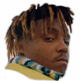 Juice Wrld Face Juiceworld American Rapper vinyl sticker