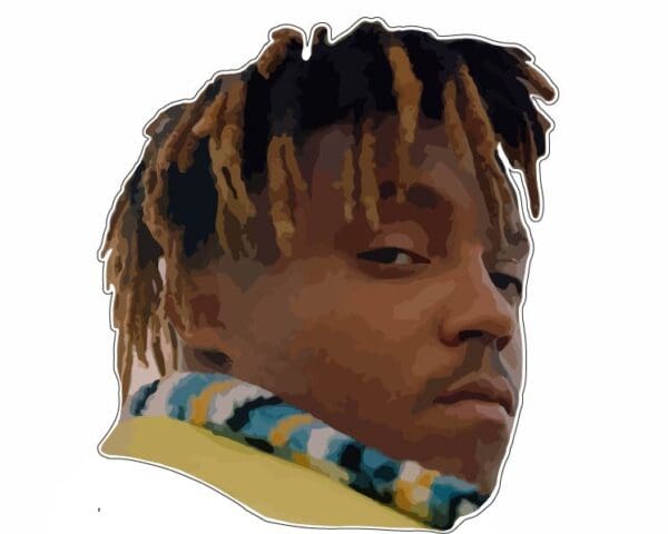 Juice Wrld Face Juiceworld American Rapper vinyl sticker