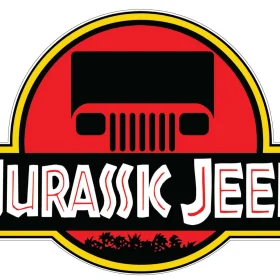 Jurassic Park Jeep Logo Vinyl sticker