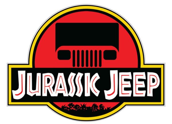 Jurassic Park Jeep Logo Vinyl sticker