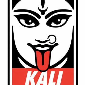 Kali Devi Goddess Of Time Change Creation And Destruction Fierce Divine Mother Shakti Energy Feminine Power Sacred Mythology Tantric Deity vinyl sticker